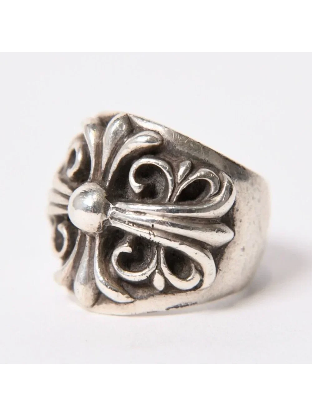 Chrome Hearts Keeper Ring 925 Sterling Silver